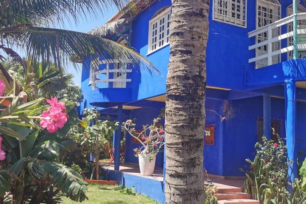 Villa Charming Blue House With Kitchen Parking And Garden Canoa Quebrada Exterior foto