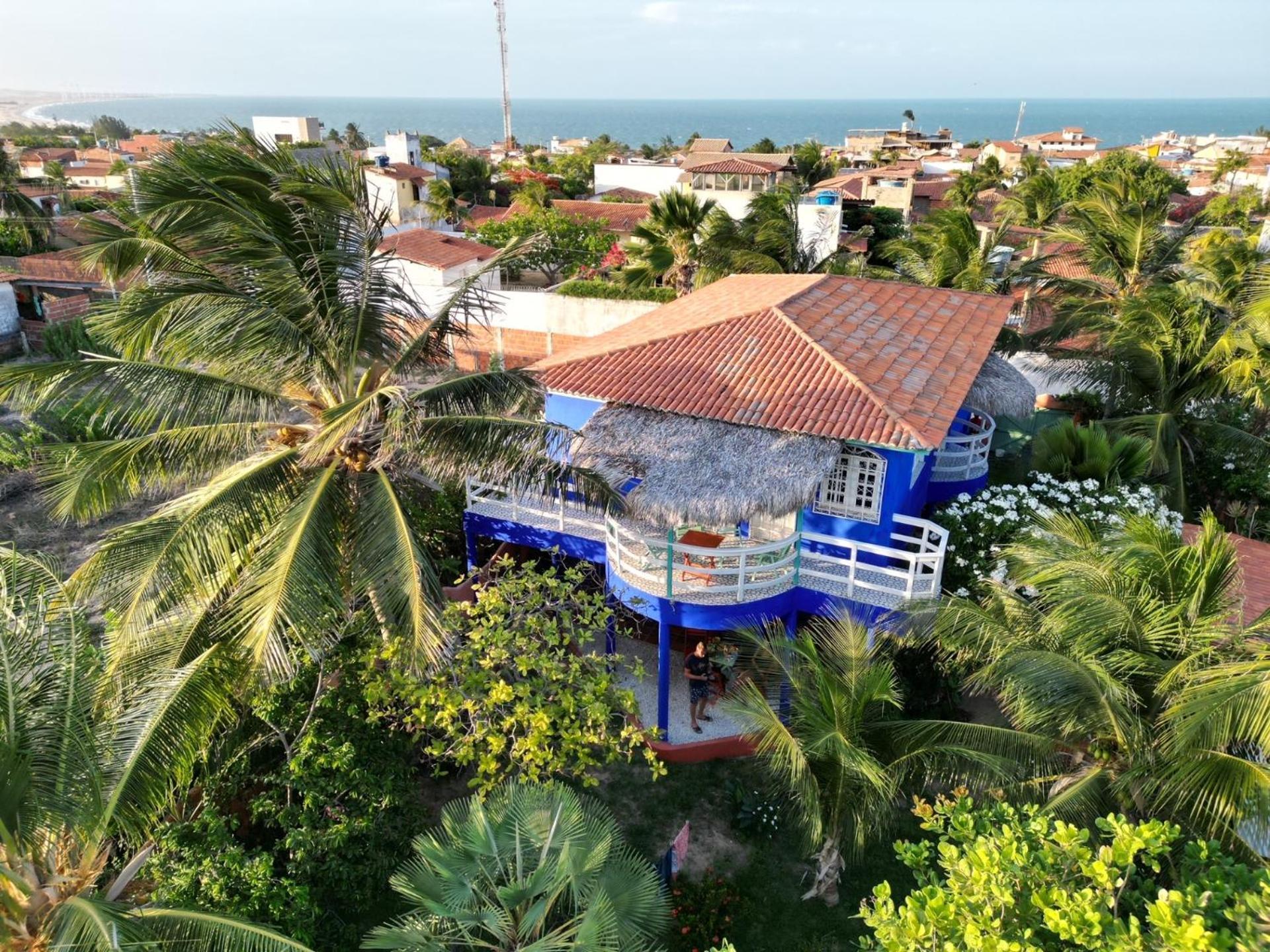 Villa Charming Blue House With Kitchen Parking And Garden Canoa Quebrada Exterior foto